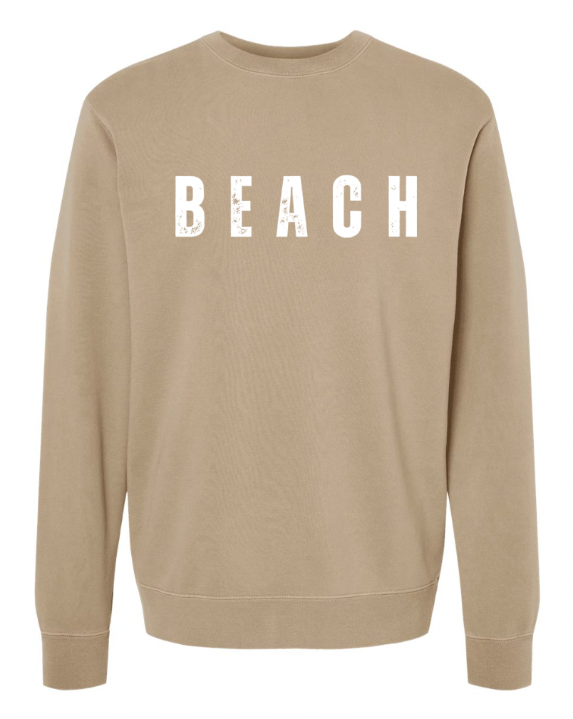 "Beach" Crewneck Sweatshirt