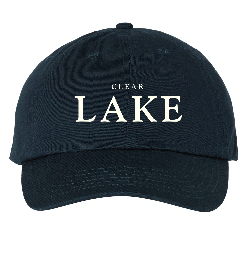 "Clear Lake" Bio-Washed Classic Dad Hat Navy