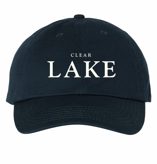 "Clear Lake" Bio-Washed Classic Dad Hat Navy